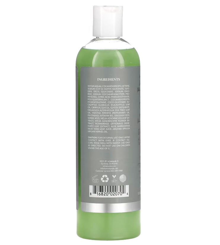 art naturals gel douche apaisant body wash 354 ml B