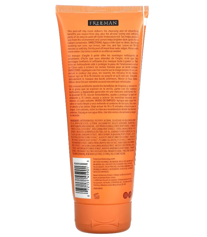 FREEMAN Masque nettoyant argile 175ml b