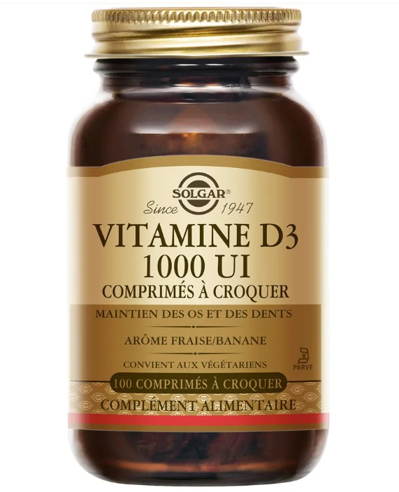 Solgar Vitamine D3 1000iu 100 caps