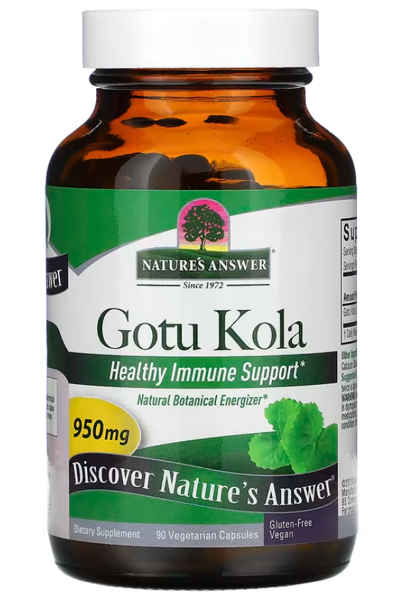 natures answer gotu kola 950mg 90 Caps