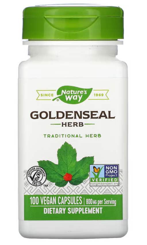 natures way goldenseal hydraste du canada 100 caps