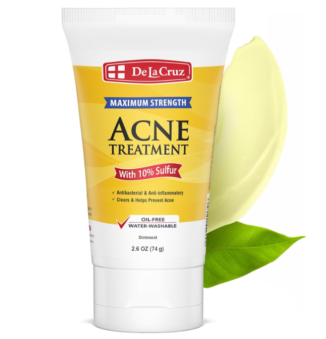 DE LA CRUZ Acné traitement sulfure 10% tube 74 gr