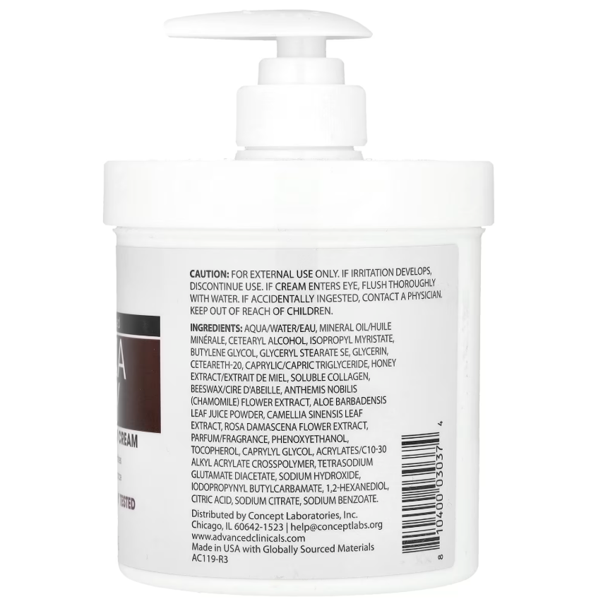 advanced clinical creme manuka honey  454 gr b