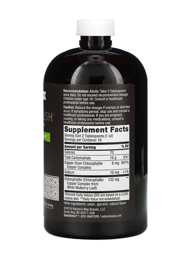 natures way chlorofresh chlorophylle menthe d