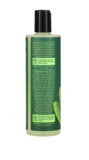 desert essence shampooing arbre a tea revitalisant 375ml d