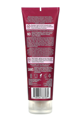 desert essence shampooing framboise brillance 237ml