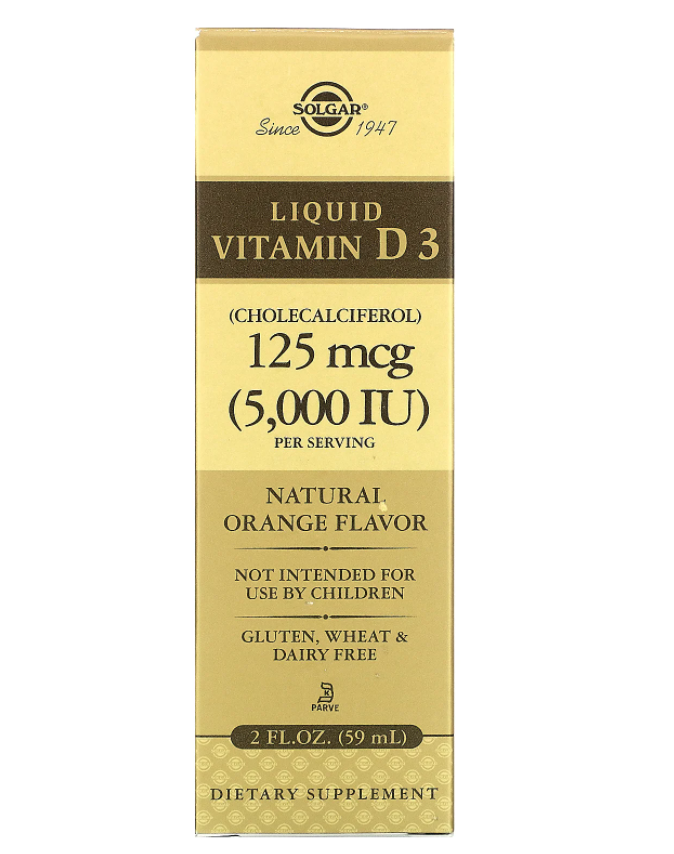 solgar vit d3 liquide 125 b