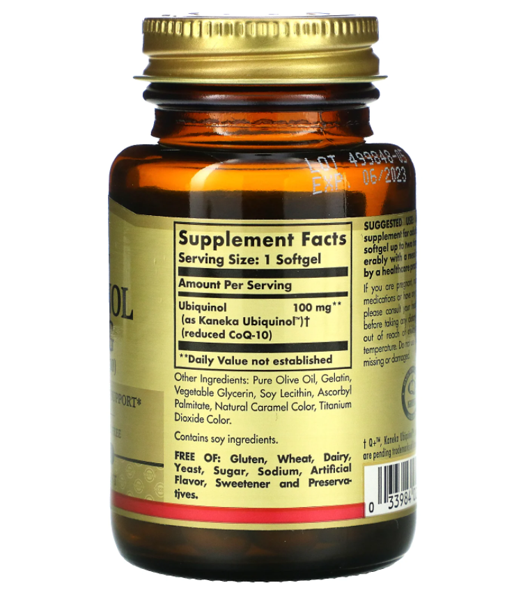 solgar ubiquinone 100 b