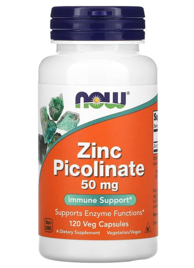 now foods zinc picolinate 50mg
