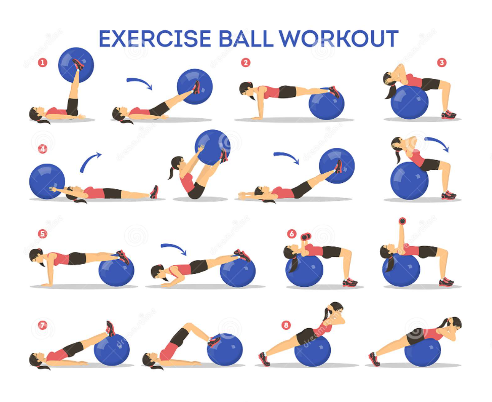 Exercices swiss ball