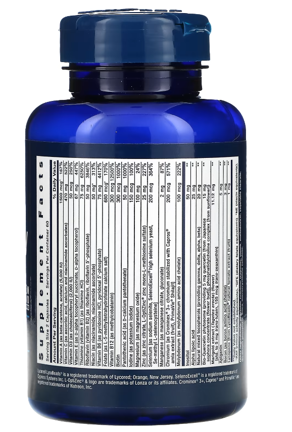 life extension two per day 120 capsules b