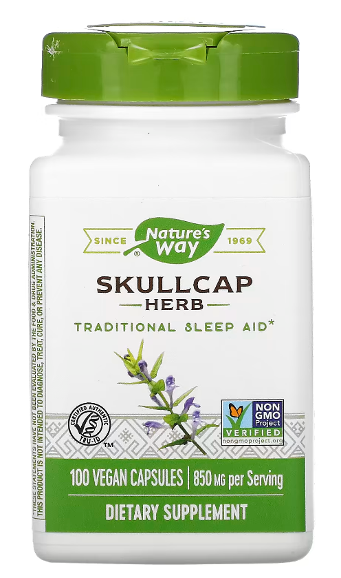 natures way scullcap scuttelaire 100 capsules