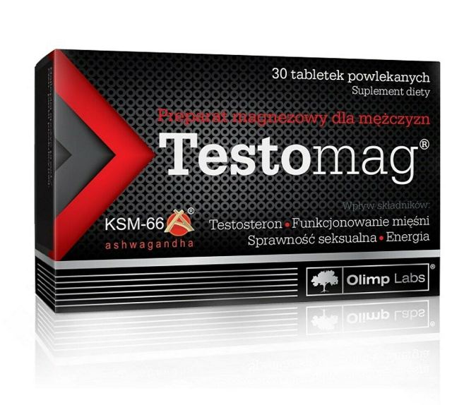OLIMP TESTOMAG Booster de Testostérone 30 comprimés Nutrition
