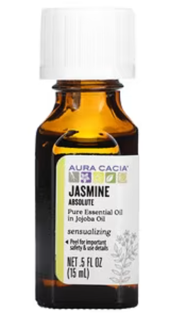 aura cacia huile essentielle pure jasmin absolu 15ml