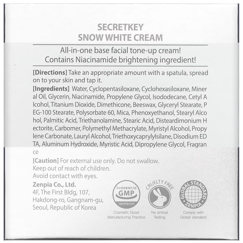 secret key snow white creme 50gr 2