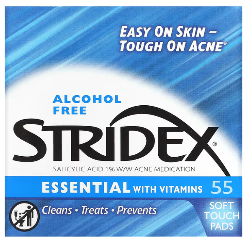 Stridex 55 lingettes contre acne
