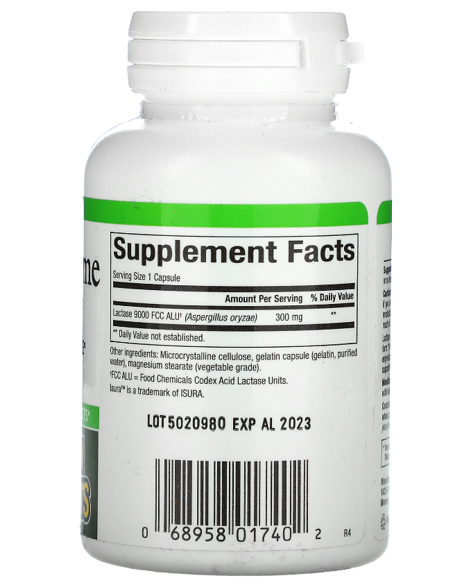 natural factors enzymes lactase b
