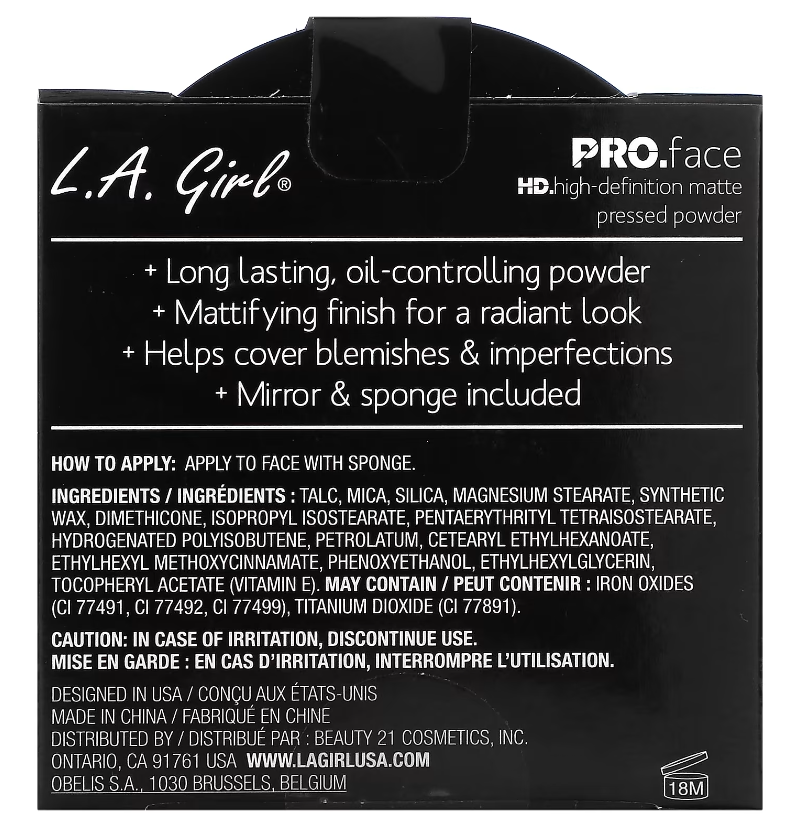 LA GRIL PRO FACE POUDRE COMPACT CREAMY NATURAL 3