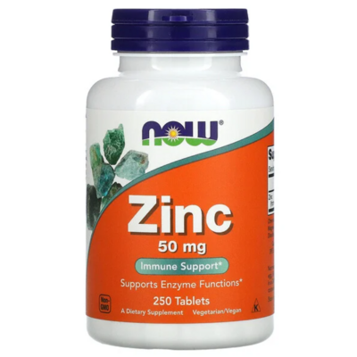 now foods zinc 50mg