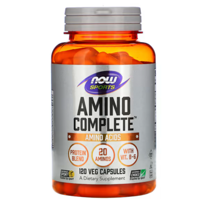 now foods amino complete 120 caps