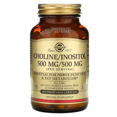 solgar choline inositol 100 capsules