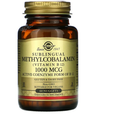 solgar methylcobalamin 1000mg 60 capsules