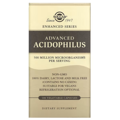solgar acidophilus avance 100 capsules