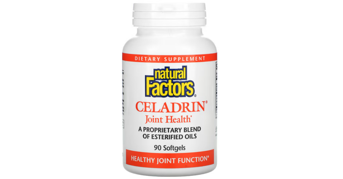 Natural Factors, Celadrin, Santé des articulations, 90 capsules ...