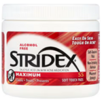 Stridex 55 lingettes ROUGE contre acne 2
