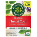 organic throat coat 16 sachets