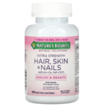 natures bounty skin hair nail 150 caps c