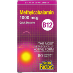 NATURAL FACTORS B12 1000mcg 90 caps