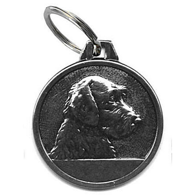 Médaille chien  GRIFFON Estampée en relief dans le métal