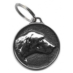 Médaille chien  LABRADOR Estampée en relief dans le métal