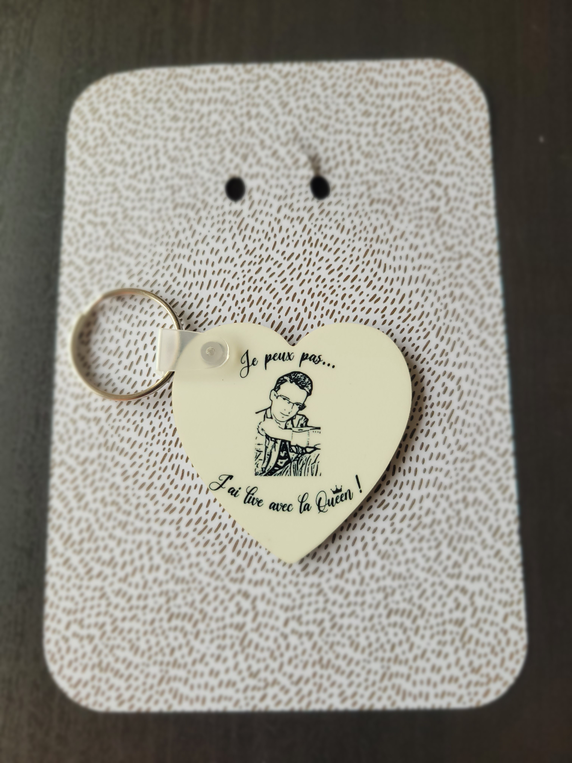 Porte clef cœur Queen