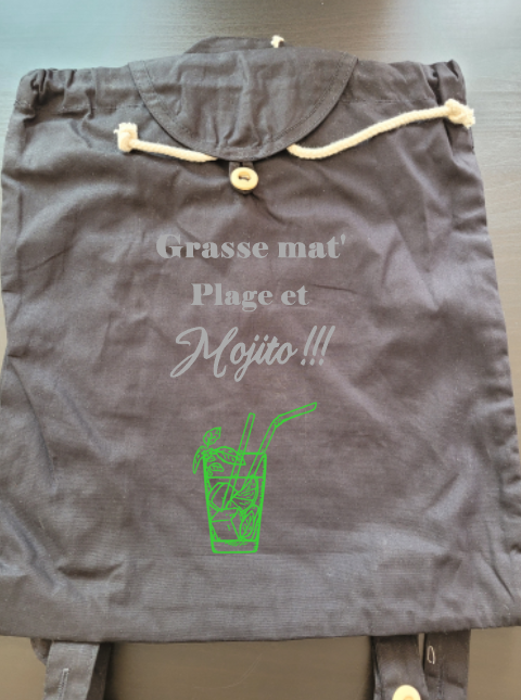Sac à dos grasse mat