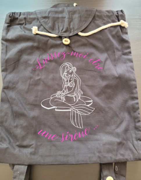 Sac à dos sirène