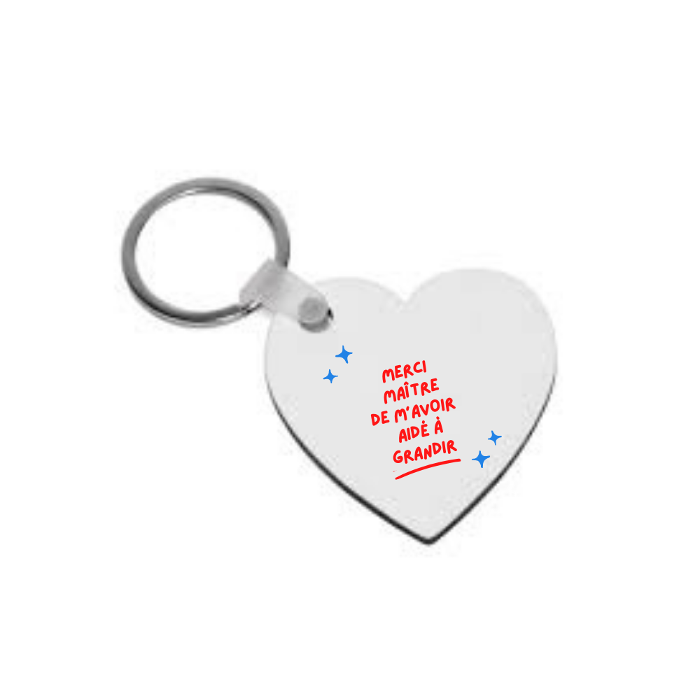 Porte clef cœur Main vers toi