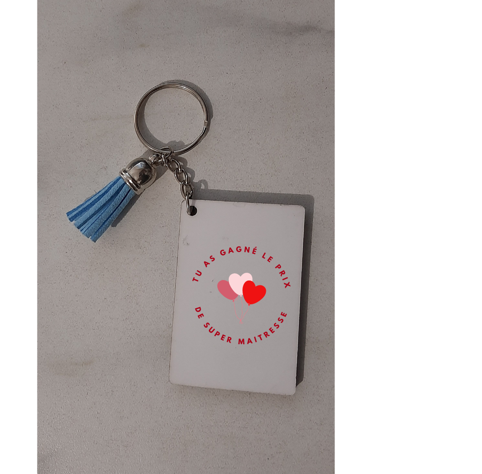 porte clefs rectangulaire Premier prix