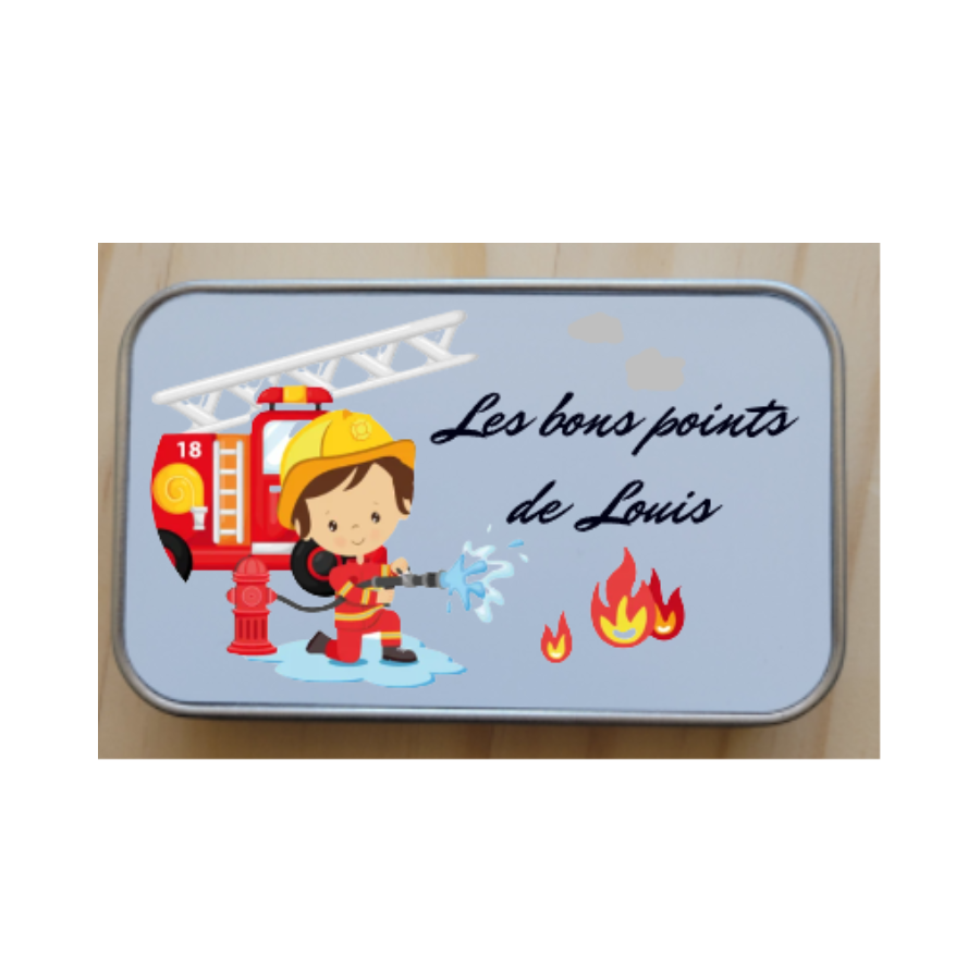Boîte à bon points Pompiers