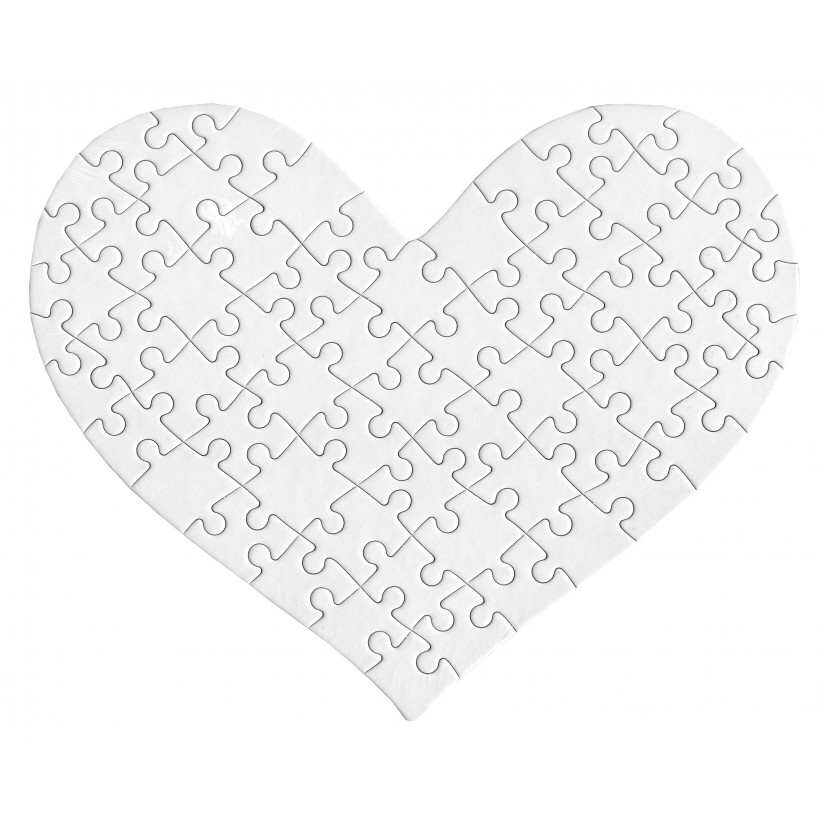 Puzzle 20X25 Cœur (63 pcs)