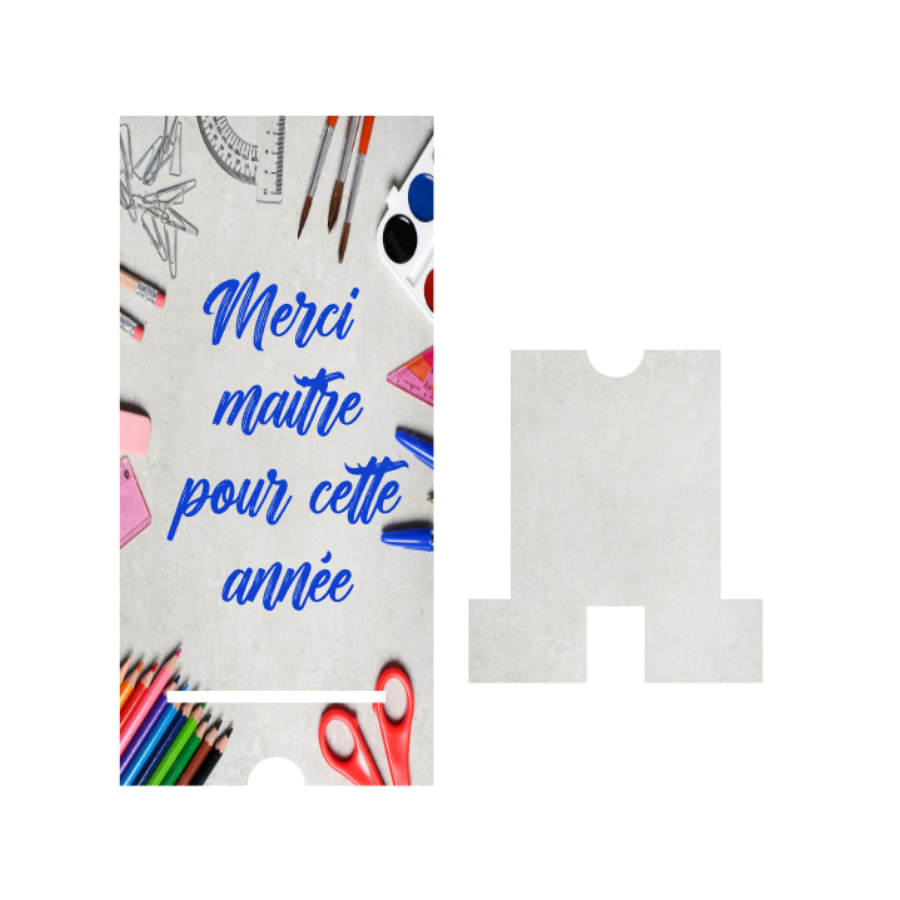 Support téléphone trousse d\'école