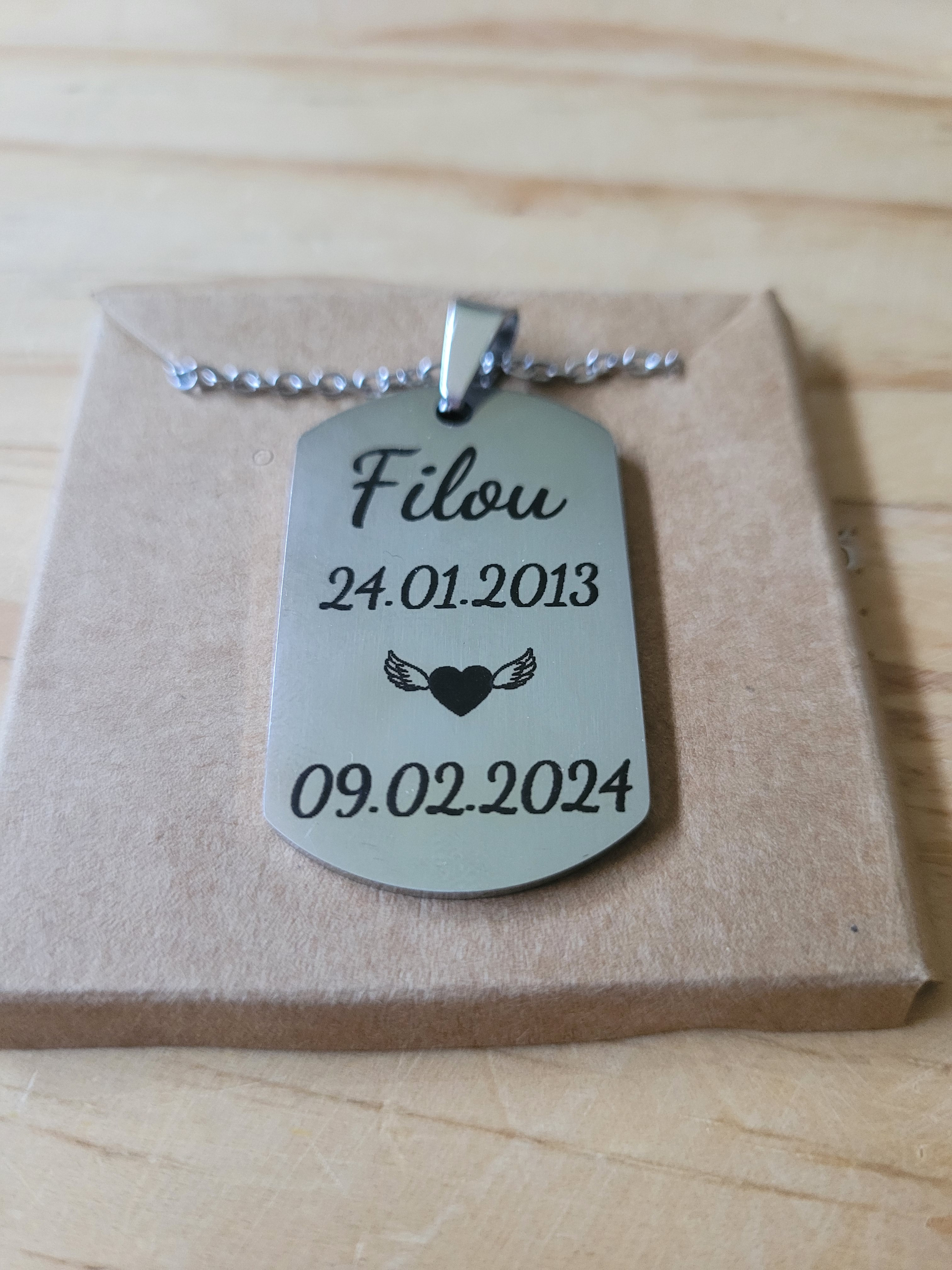 Médaille photo personnalisée