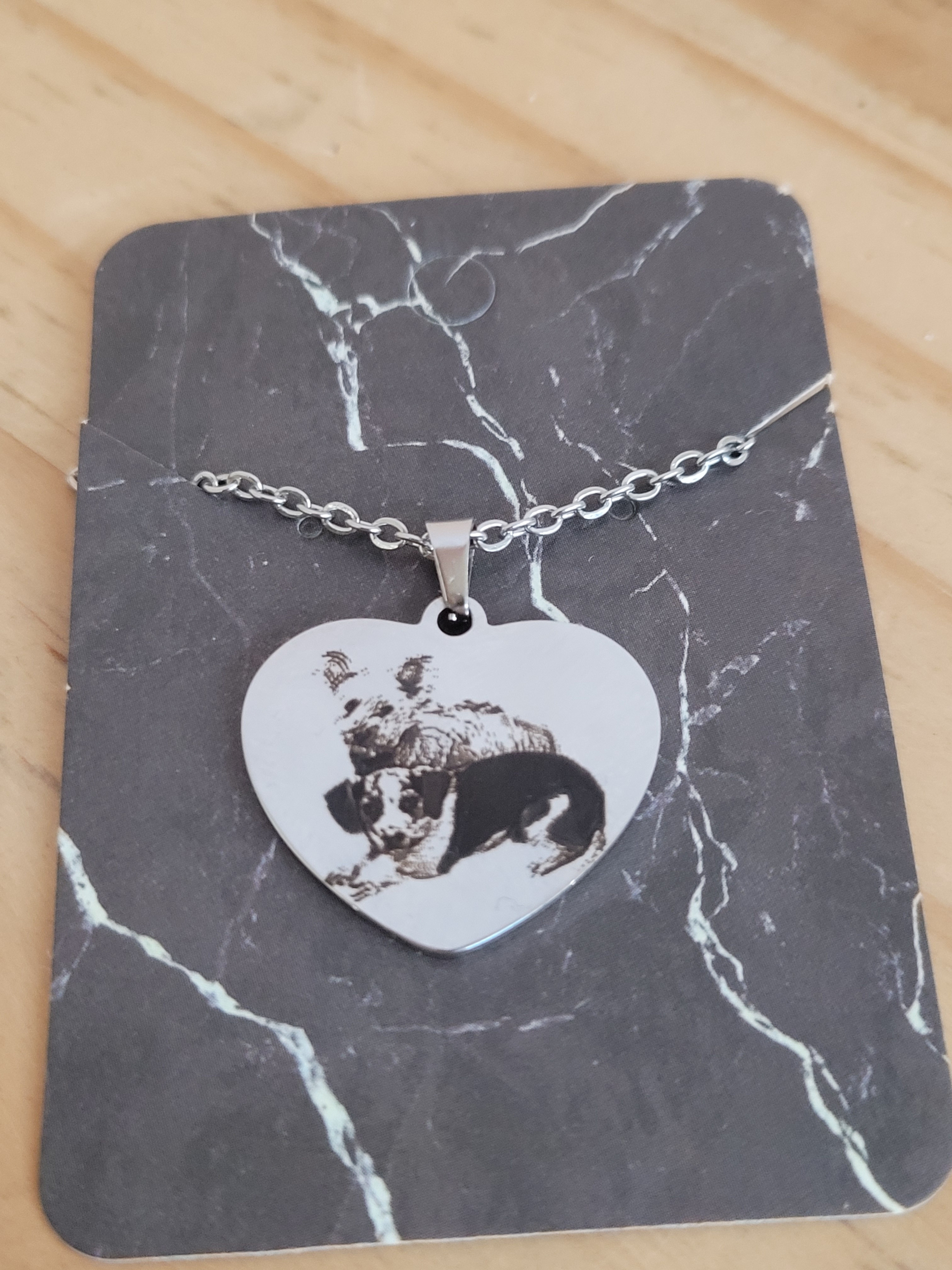 Médaille coeur avec photo