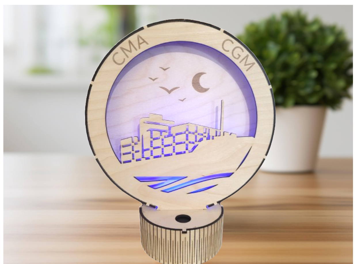 Lampe bateau conteneur