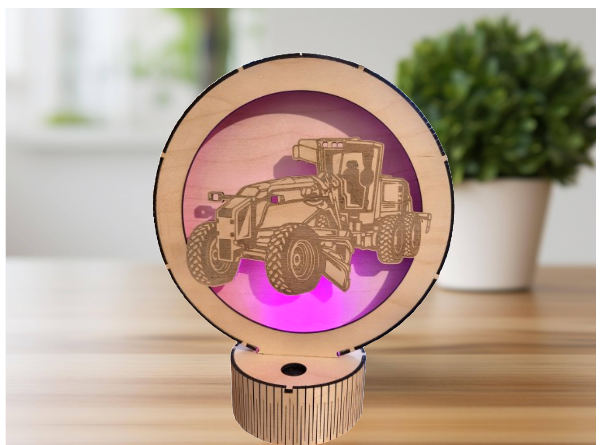 Lampe engin niveleuse