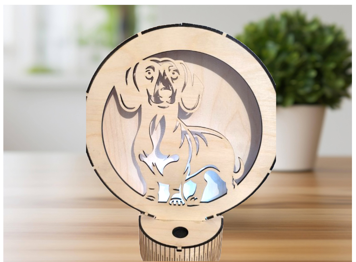 Lampe teckel