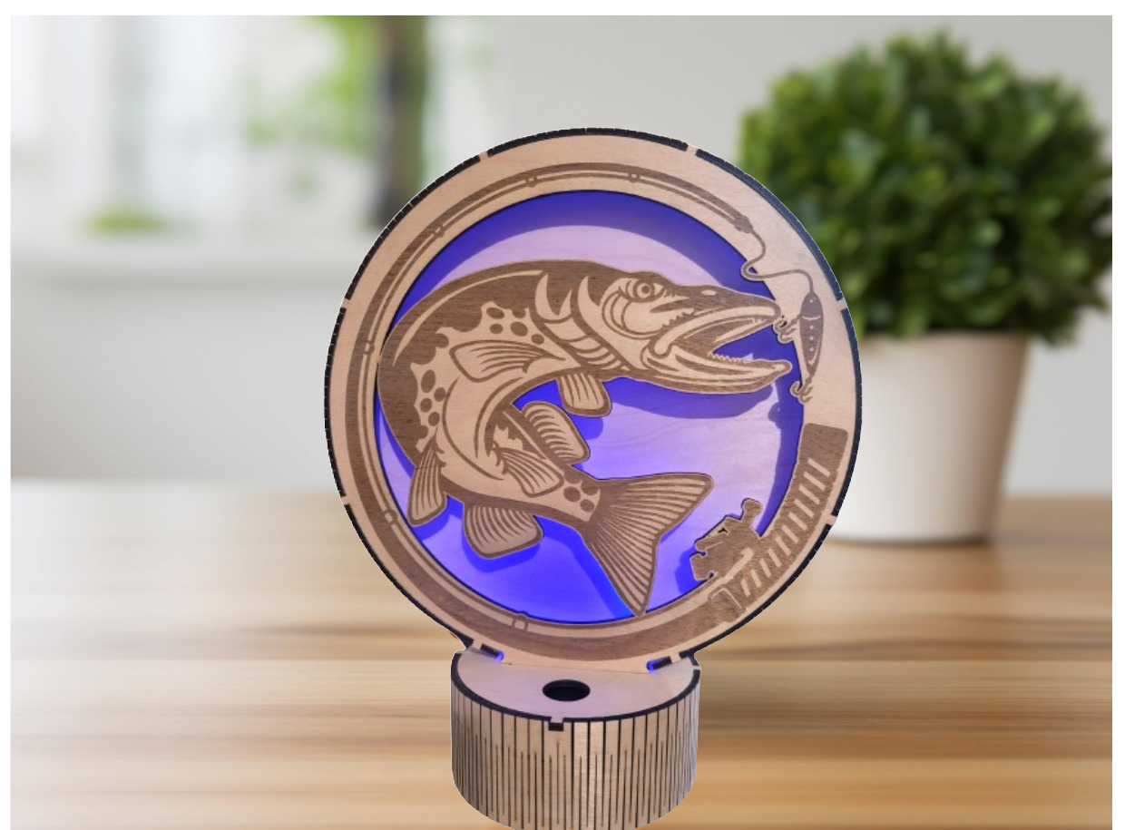 Lampe pêche au brochet