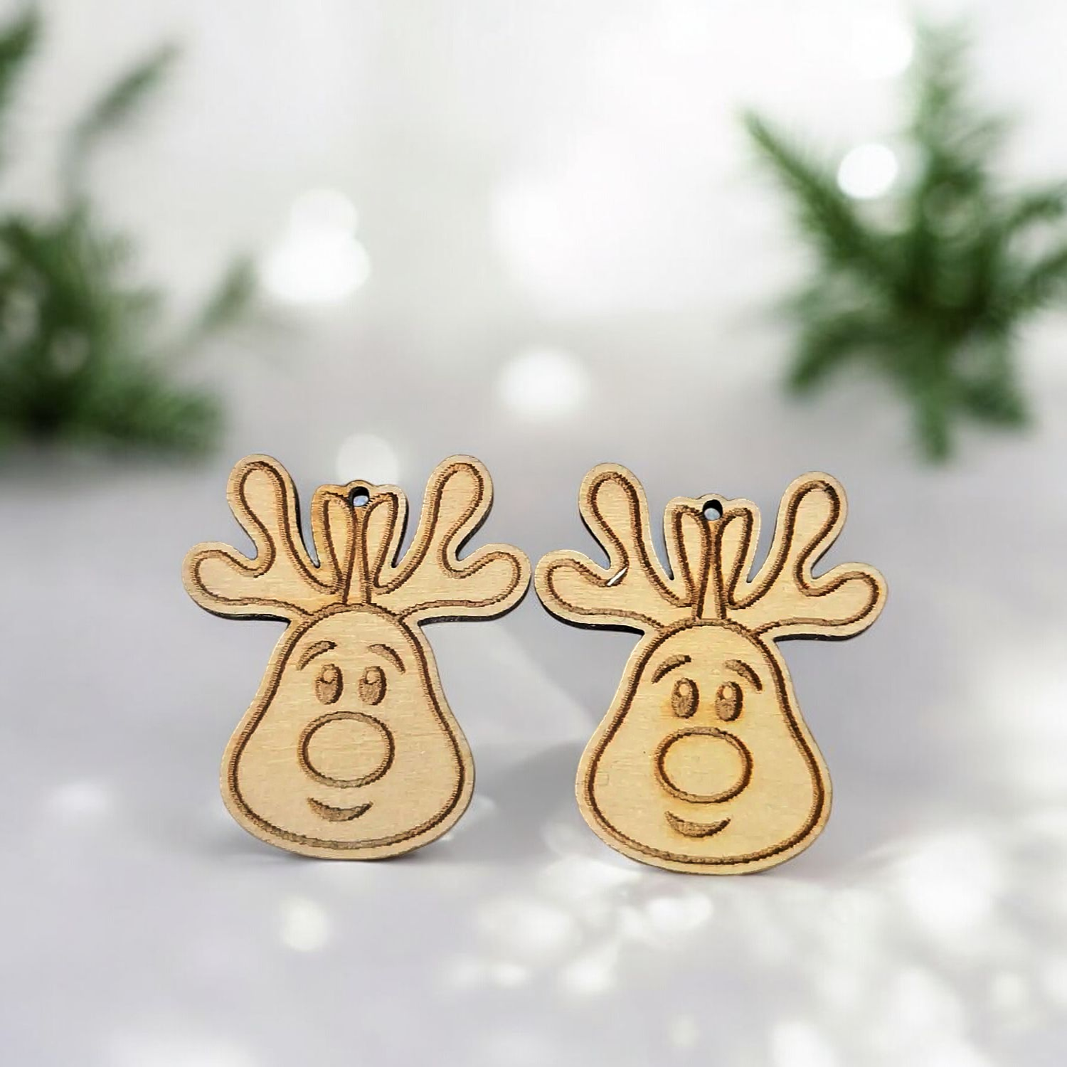 Boucles doreilles Thème de Noël
