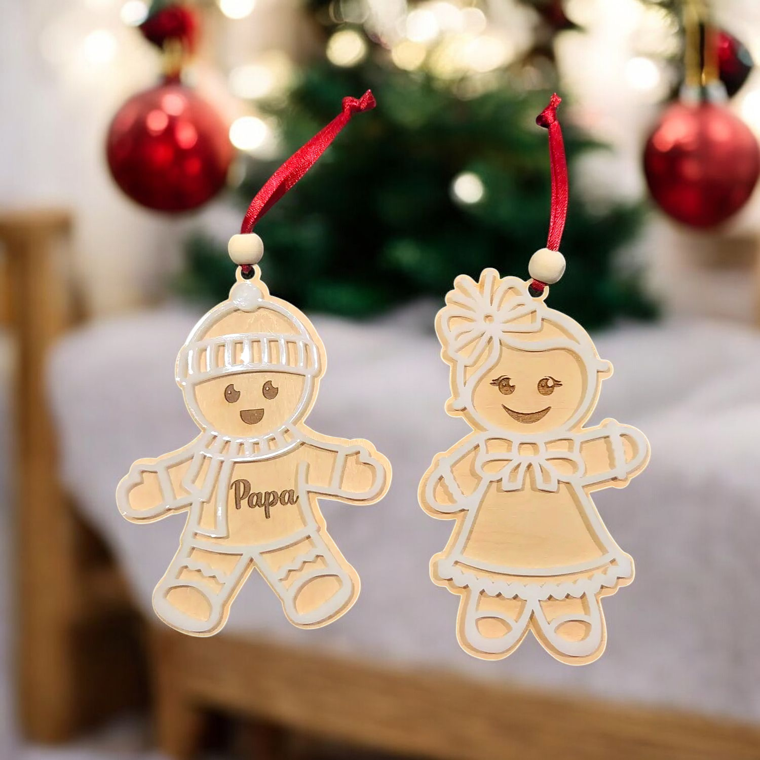 Ornement de Noël personnage Pain d\'Epice